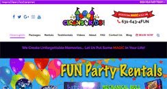 Desktop Screenshot of clowns4kids.com